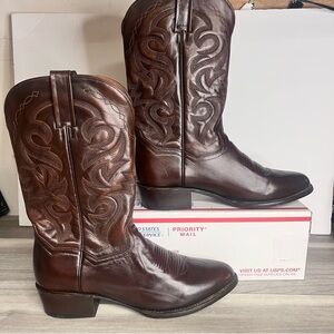 Dan Post Milwaukee Round Toe DP2111R Western Cowboy Boots Mens 12 D